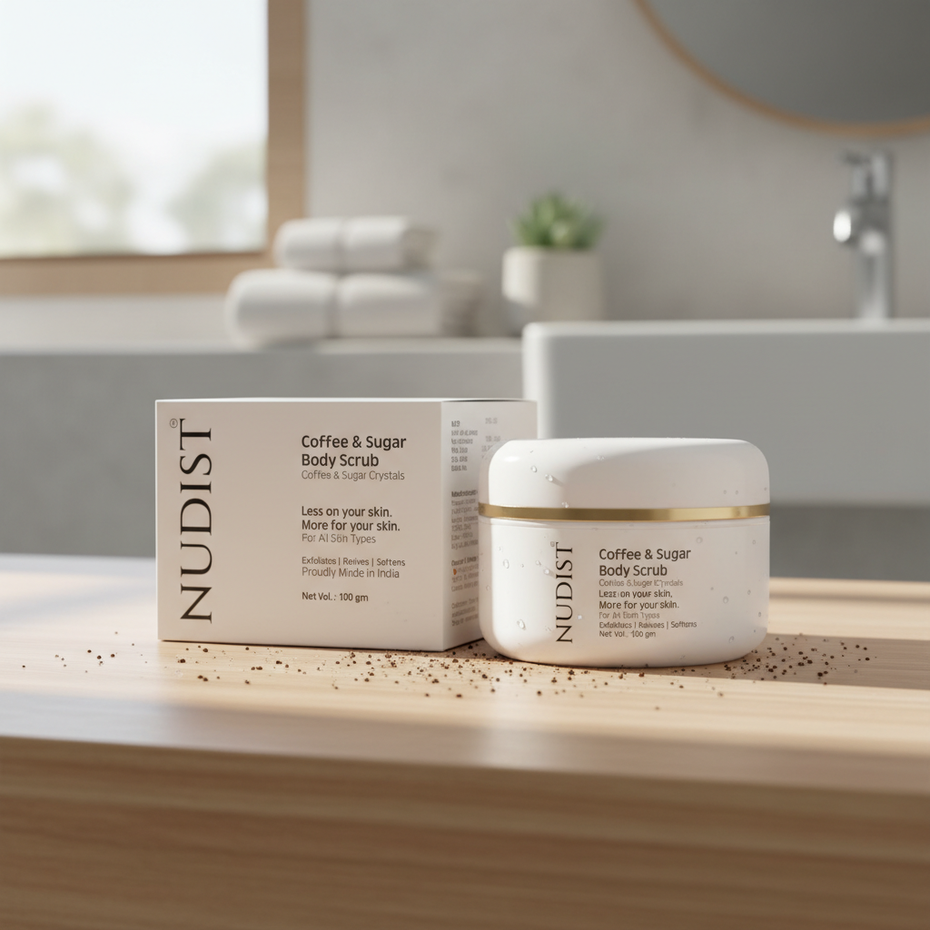 Nudist Coffee and Sugar Body Scrub 100 gm