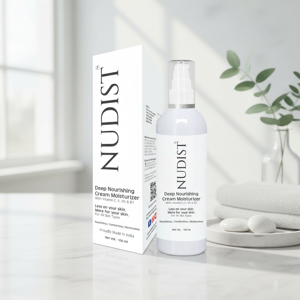 Nudist Deep Nourishing Cream Moisturizer 100 ml